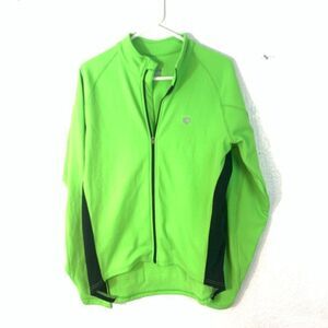 Pearl Izumi Womens Large Neon Green Track Jacket